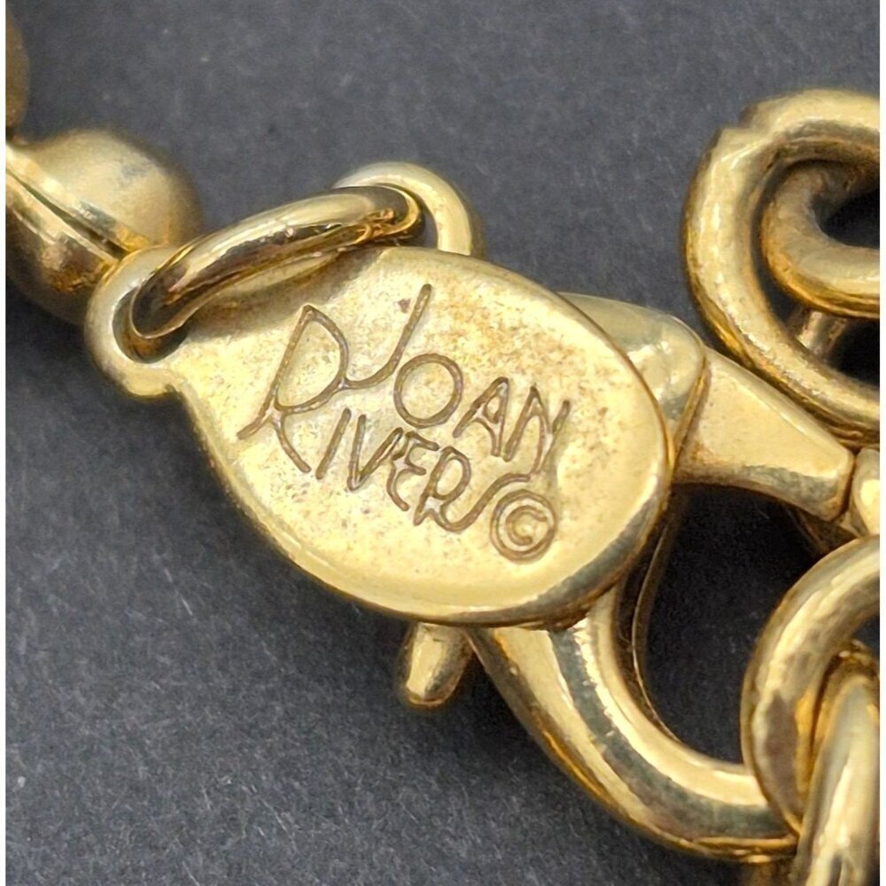 Joan Rivers Statement Necklace AB Wash Glass & Chunky Leopard Cheetah Print Bead - Picture 6 of 7